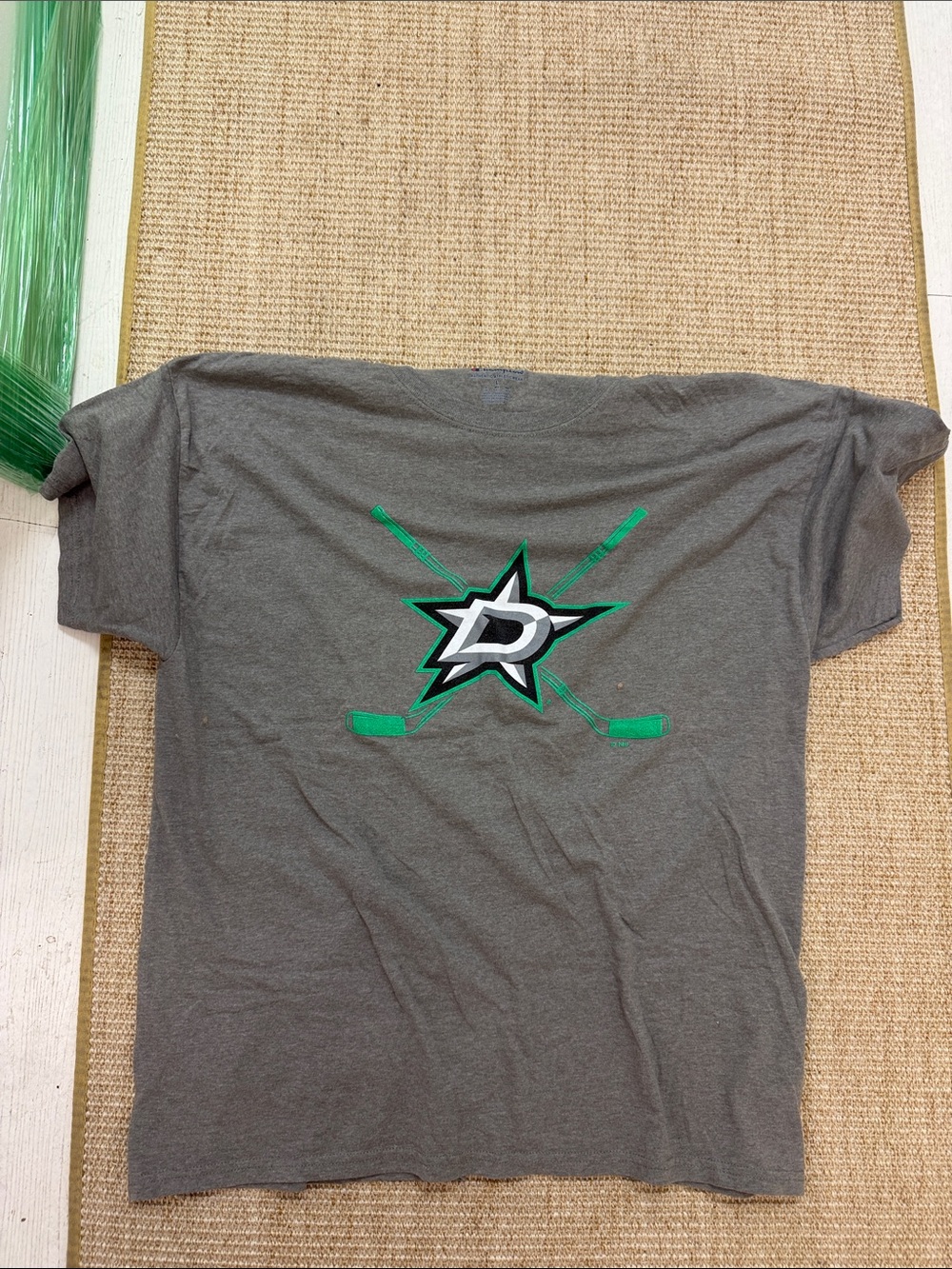 Gray Dallas Stars Graphic Hockey T-Shirt - Men's